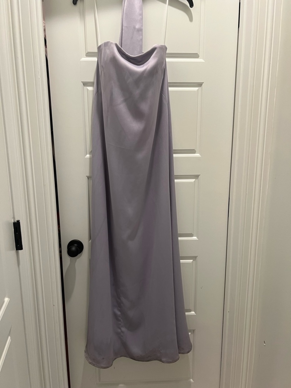 Lavender Halter Evening Dress - Elegant Women’s Gown